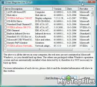 Look at screenshot of Driver Magician Lite