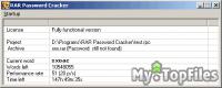 Look at screenshot of RAR Password Cracker