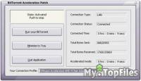 Look at screenshot of BitTorrent Acceleration Patch