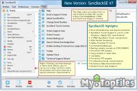Look at screenshot of SyncBackSE